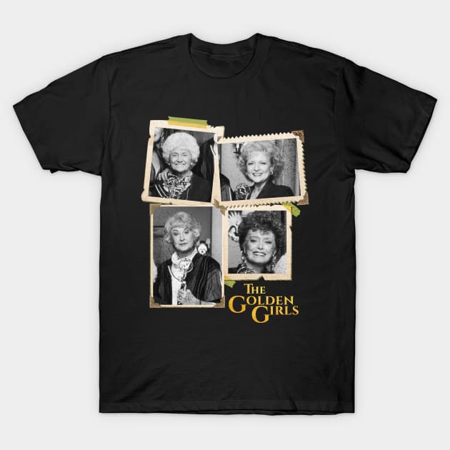 Golden Girls Vintage Frame T-Shirt by clownescape